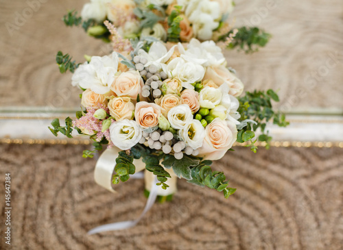 Tender wedding bouquet