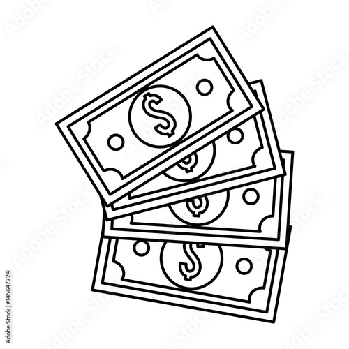 silhouette bill dolar money