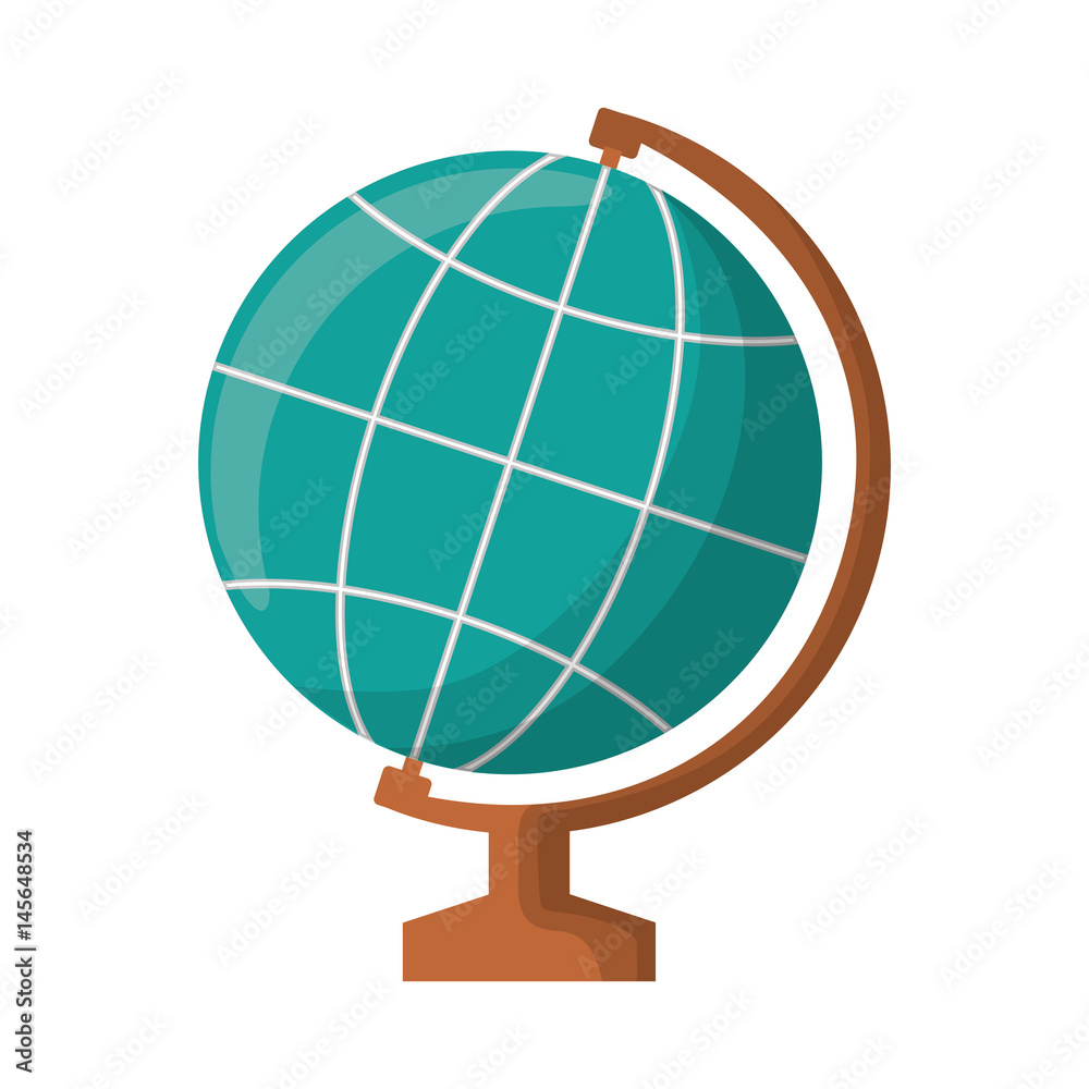 geography tool icon over white background. vector illustration geography tool icon over white background. vector illustration