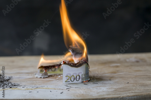 Foto Burning Euro