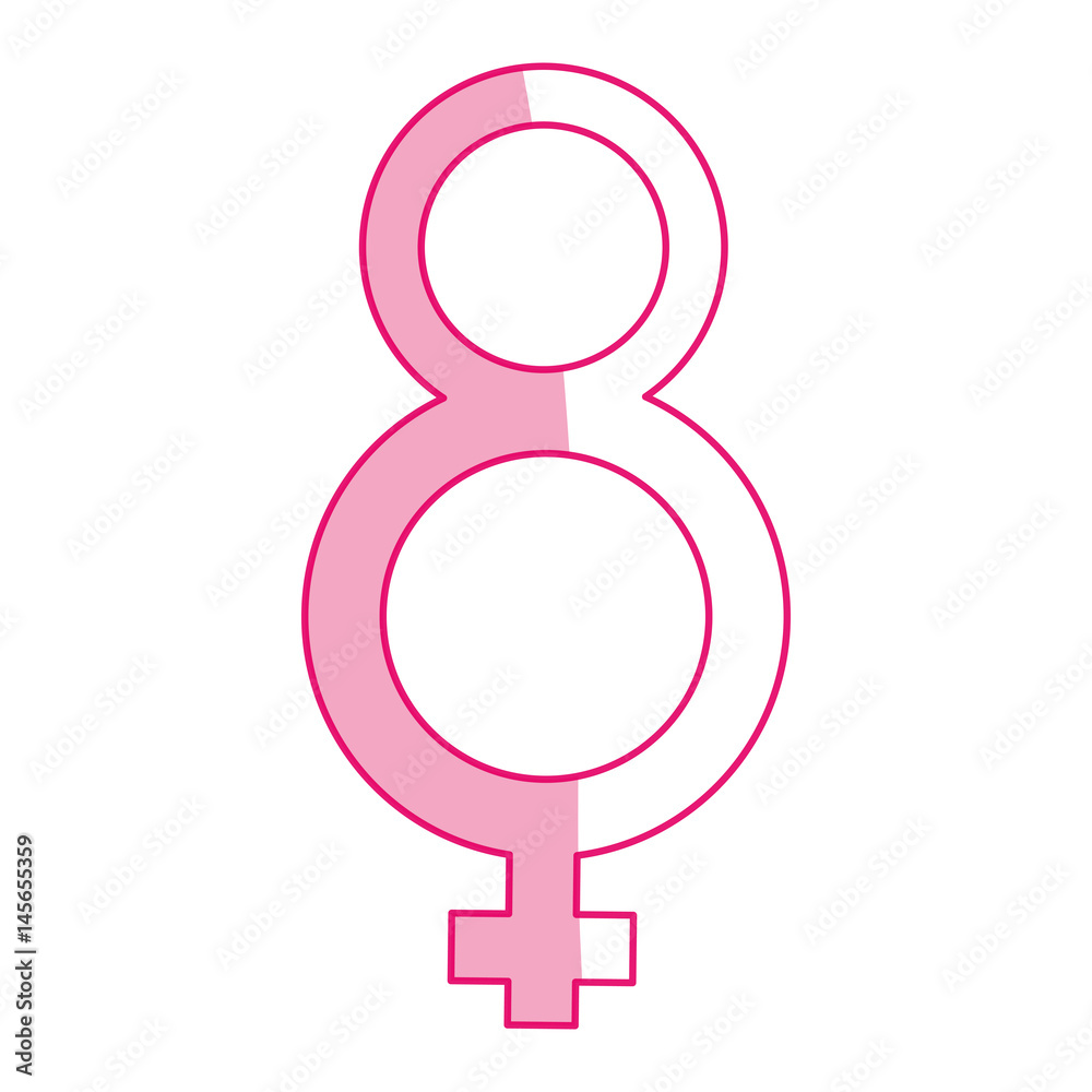 Female gender symbol icon vector illustration graphic design Female gender symbol icon vector illustration graphic design