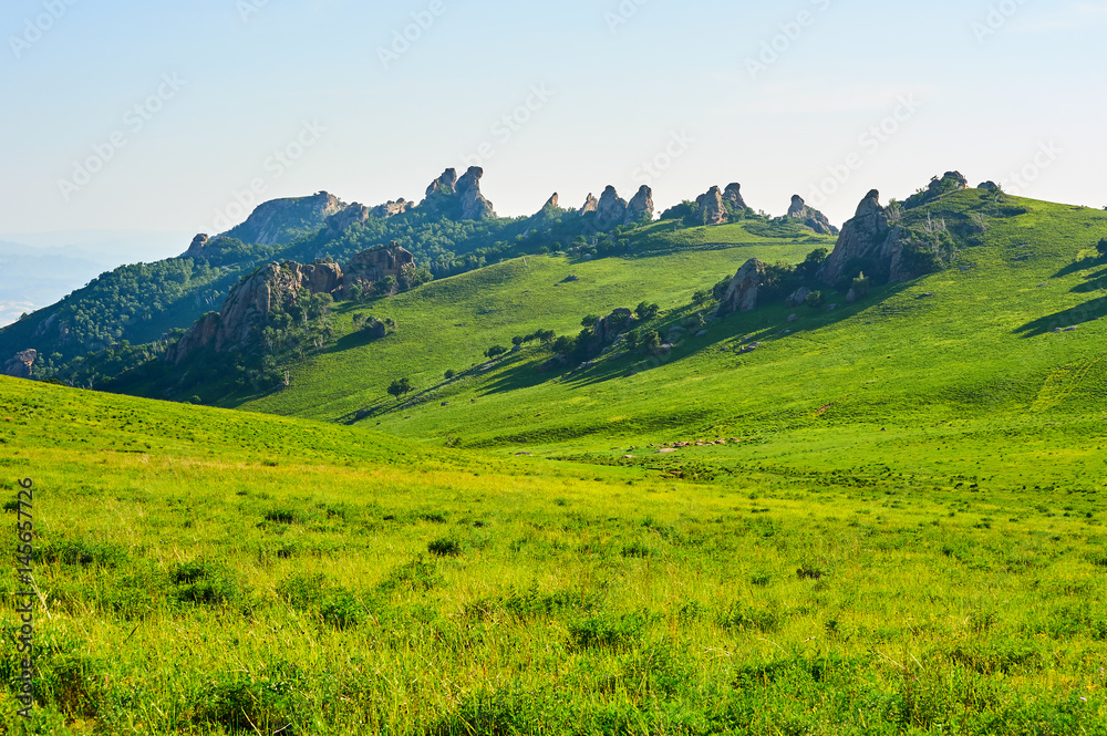 Obraz premium Qingshan district of Hexigten global geopark scenic