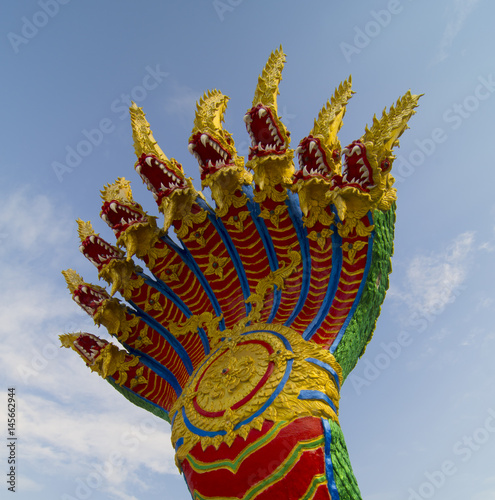 Thai dragon or king of Naga...