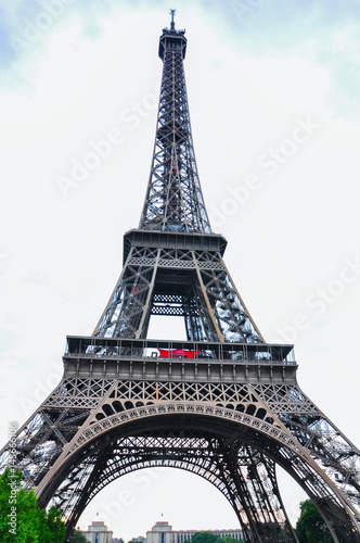 View on Eiffel Tower at daytime. Paris, France