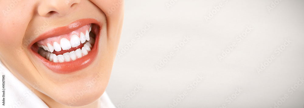 Obraz premium Beautiful woman smile.