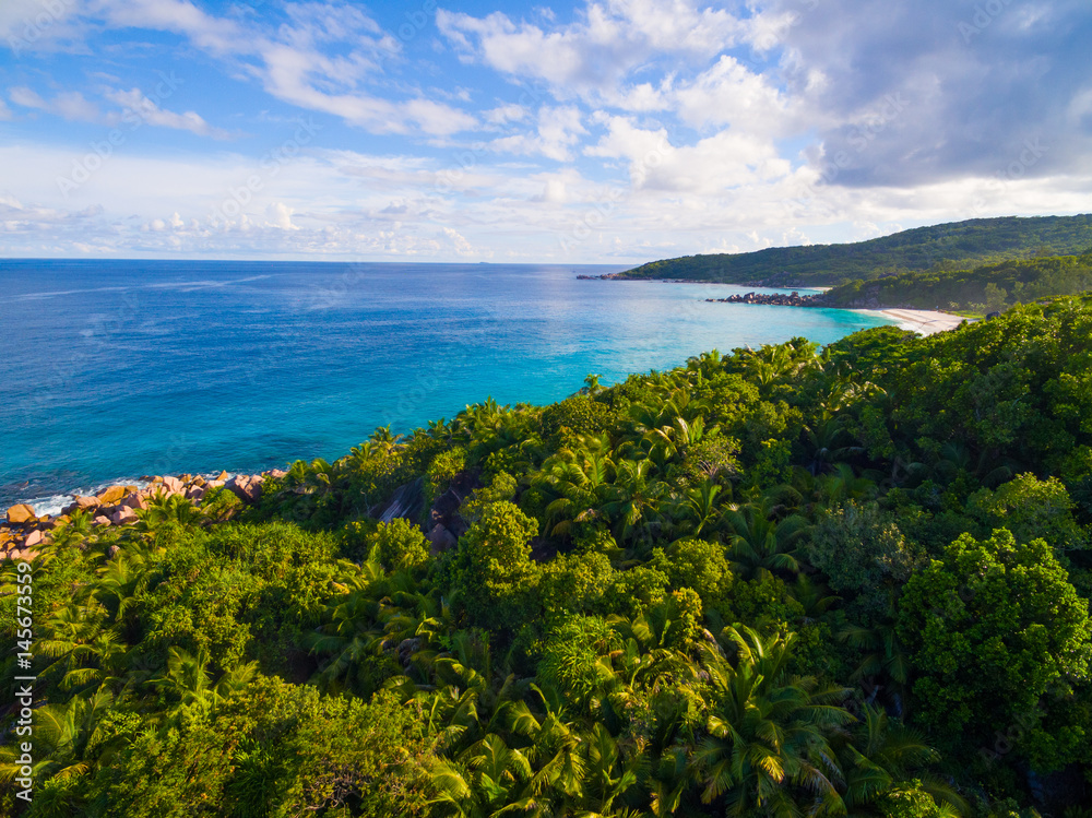 Anse Cocos, La Digue, Seychellen