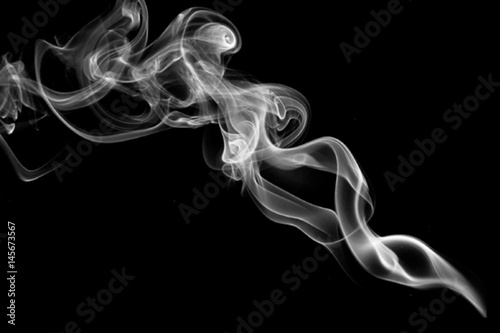 Smoke on black, abstract background for advertising and marketing
