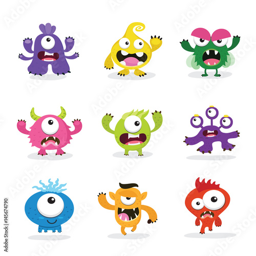 kids monster collection.