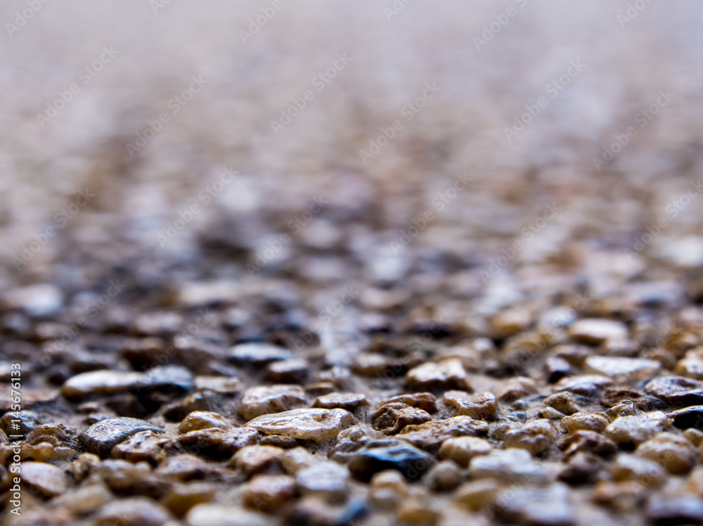 Texture of the exposed aggregate finish flooring Texture of the exposed aggregate finish flooring