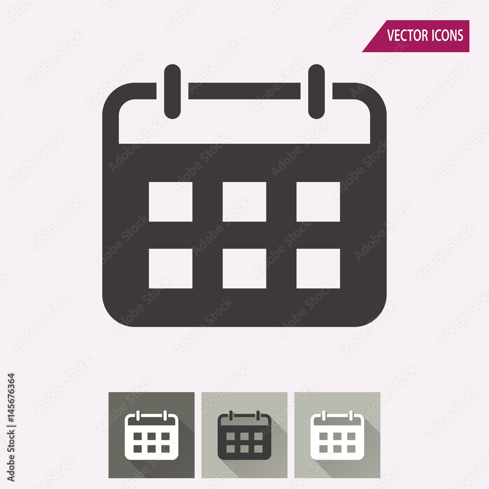 Calendar - vector icon. Calendar - vector icon.