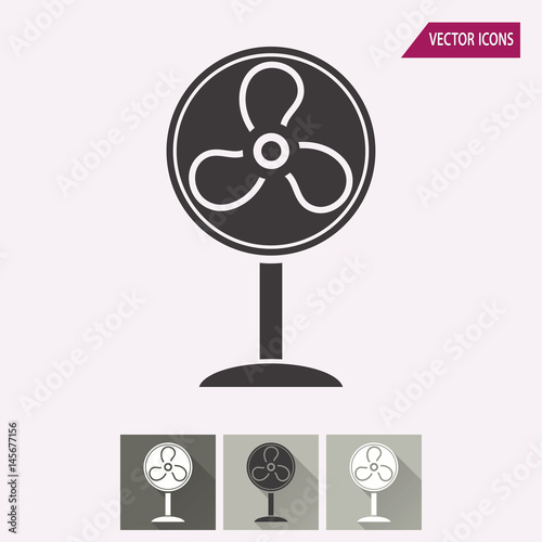 Fan - vector icon.