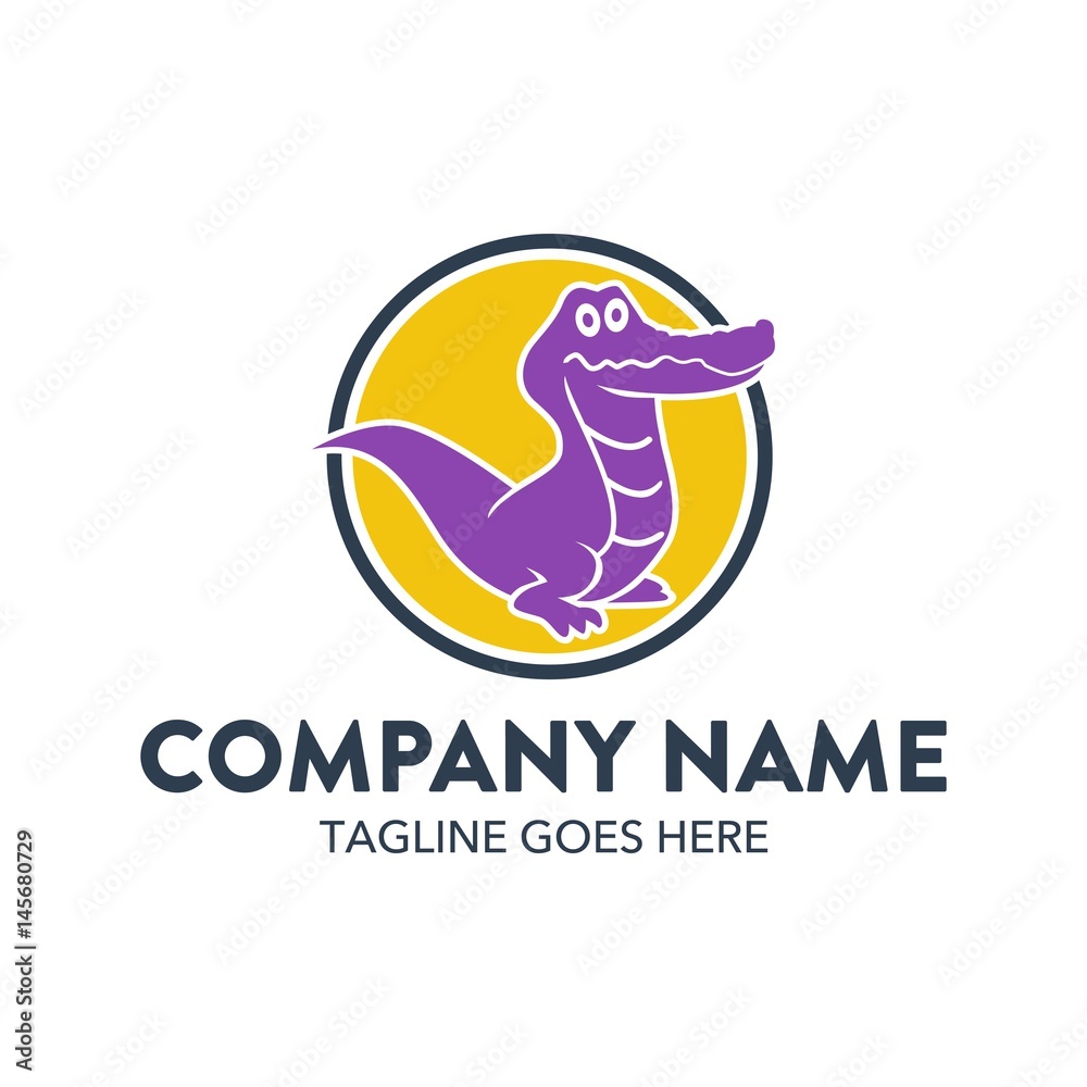 Fototapeta premium Unique Reptile Logo
