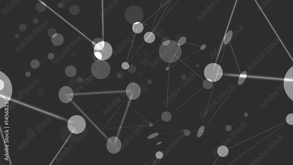 Vector abstract technological grey background