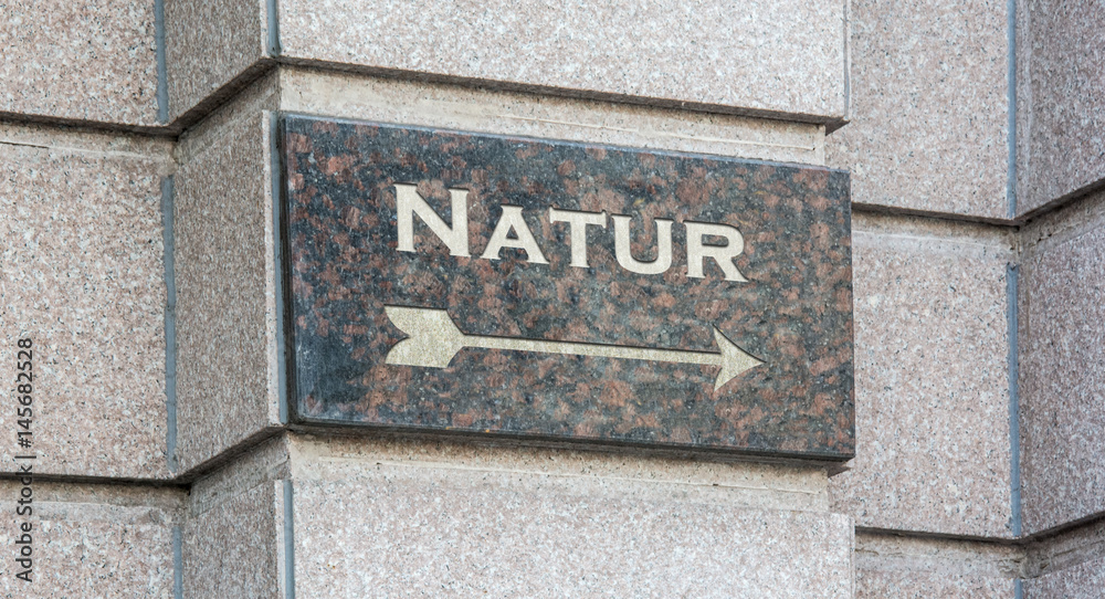 Fototapeta premium Schild 204 - Natur