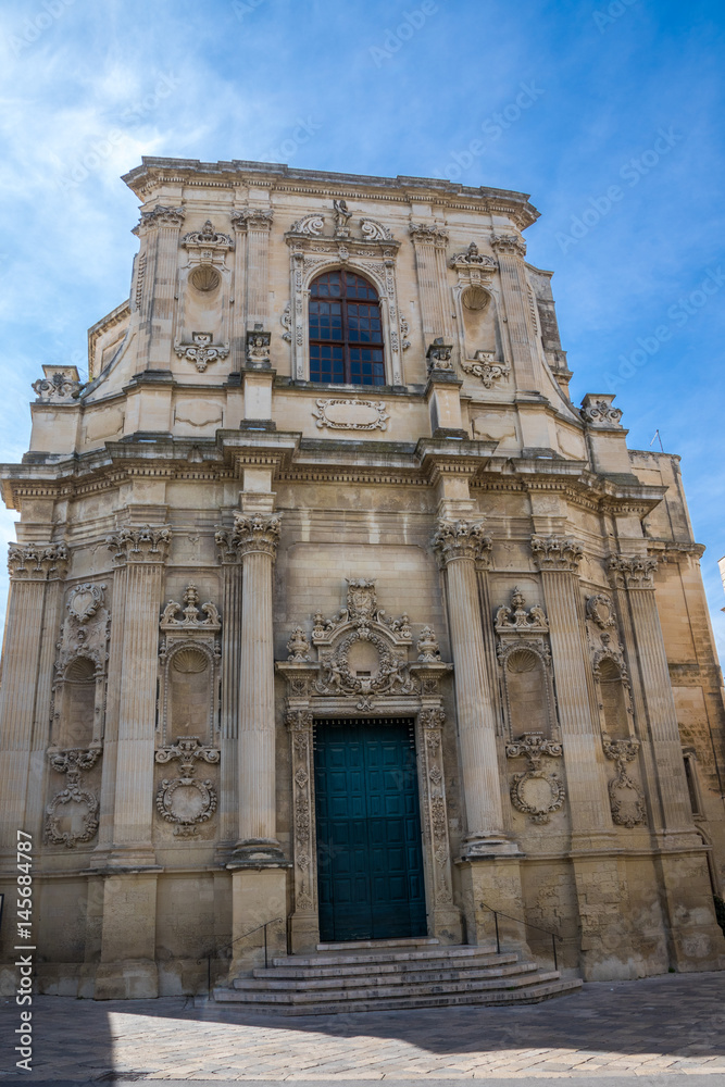 Obraz premium Historisches Gebäude in Lecce, in Apulien, Italien