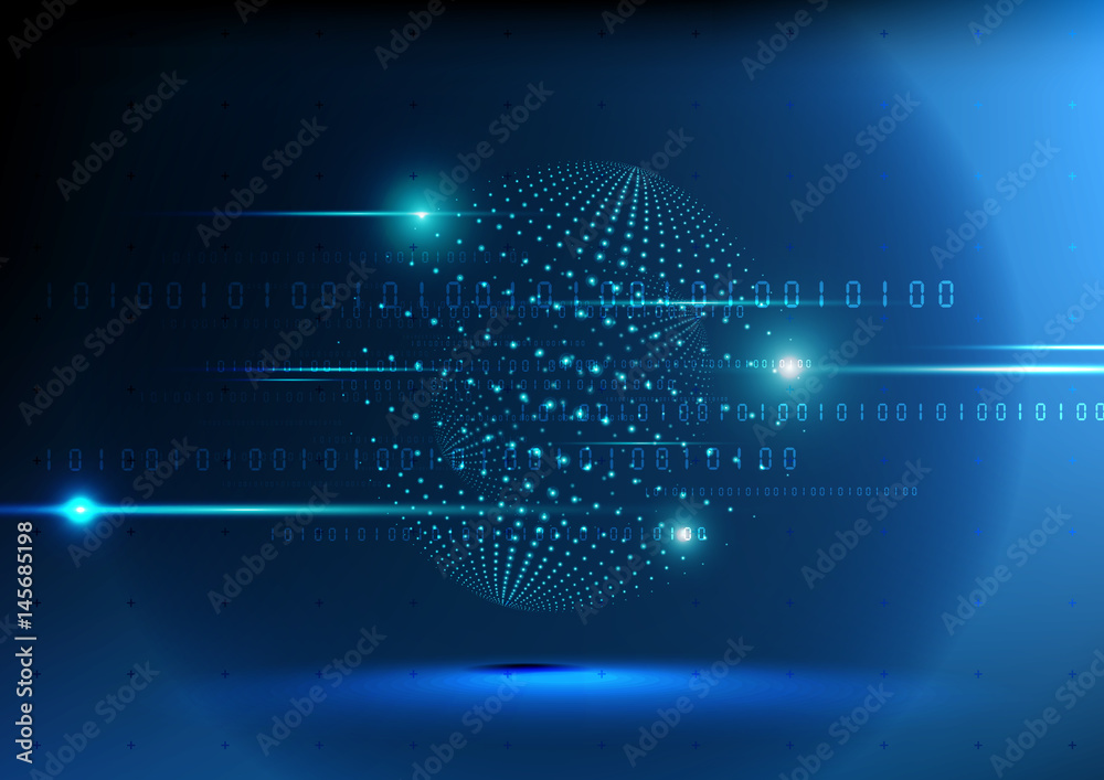 Abstract technological future global background Abstract technological future global background