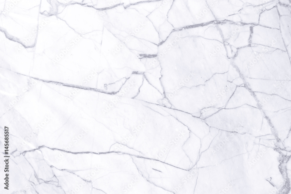 White marble texture with natural pattern for background or design art work.