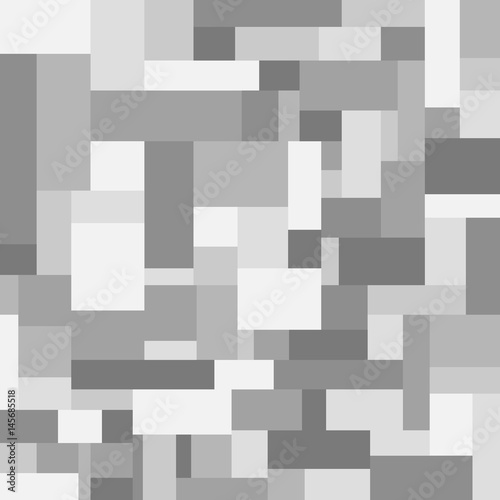 Seamless wallpaper from gray rectangles