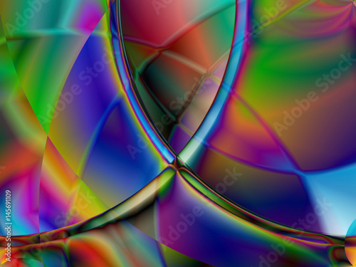 Green abstract background. A simple curved based abstract color pattern background.