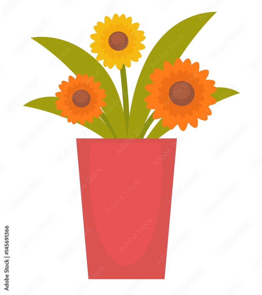 Obraz premium Flowers in a vase