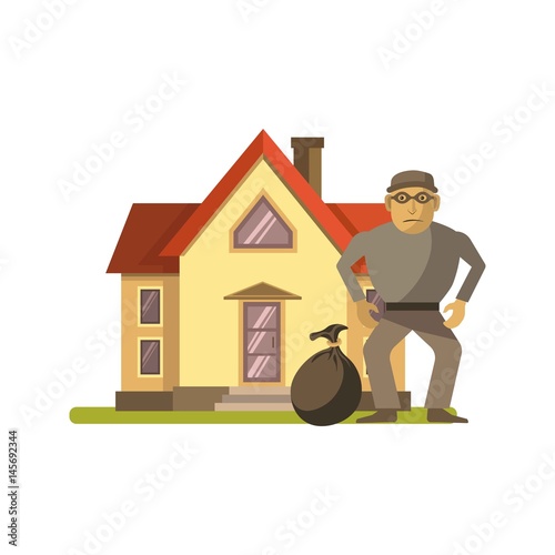 Robber at the house