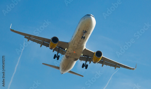 Vueling Airlines plane landing