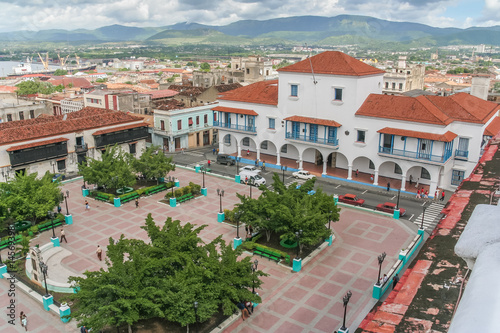 Santiago de Cuba City Hall and Parque Cespedes photo