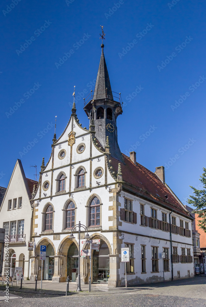 Historical town hall in the center of Steinfurt