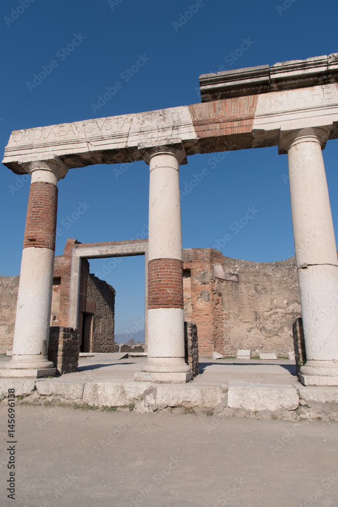 The ruins of Pompeii, Italy