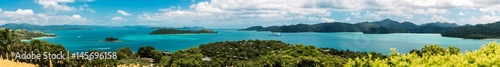 panoramic view of Hamilton Island Resort Queensland Australia © superjoseph