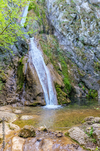 Fototapeta Naklejka Na Ścianę i Meble -  Susara Waterfall in Cheile Nerei - Nera Gorges - National Park, Romania, Europe