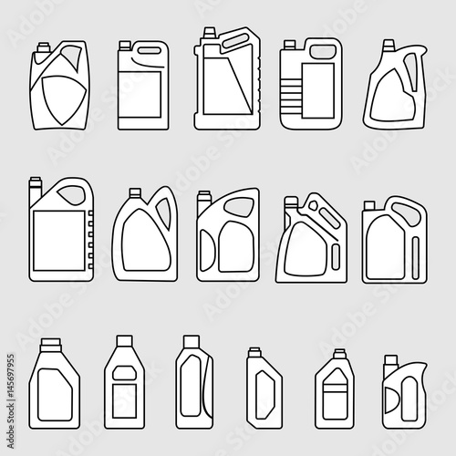 Engine oil bottle