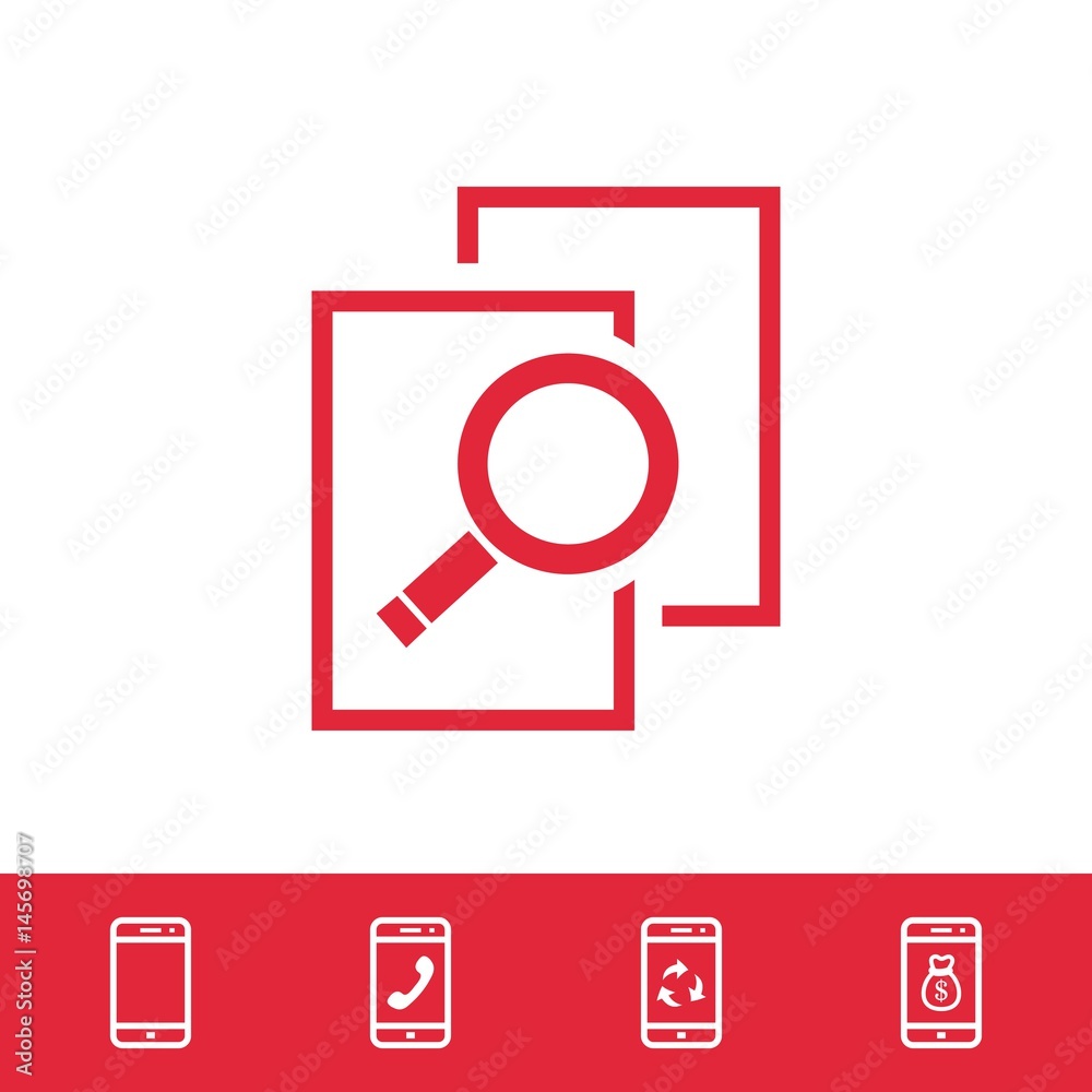 search icon stock vector illustration flat design search icon stock vector illustration flat design