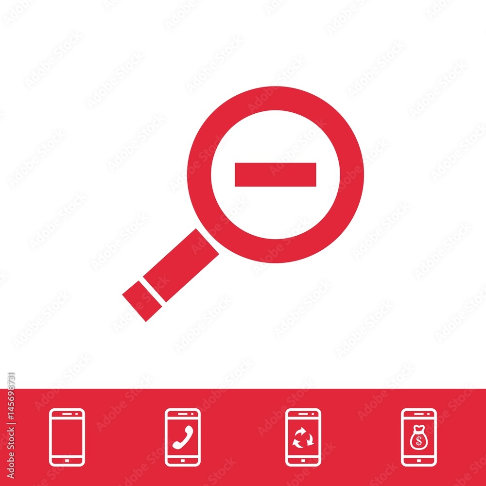 search icon stock vector illustration flat design search icon stock vector illustration flat design
