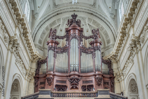 St Aubin's Cathedral, in Namur, Belgium.