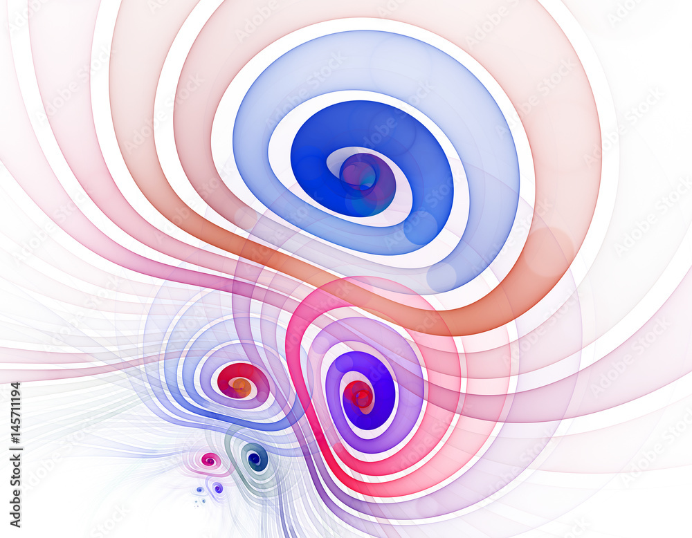 Colorful abstract fractal illustration Colorful abstract fractal illustration