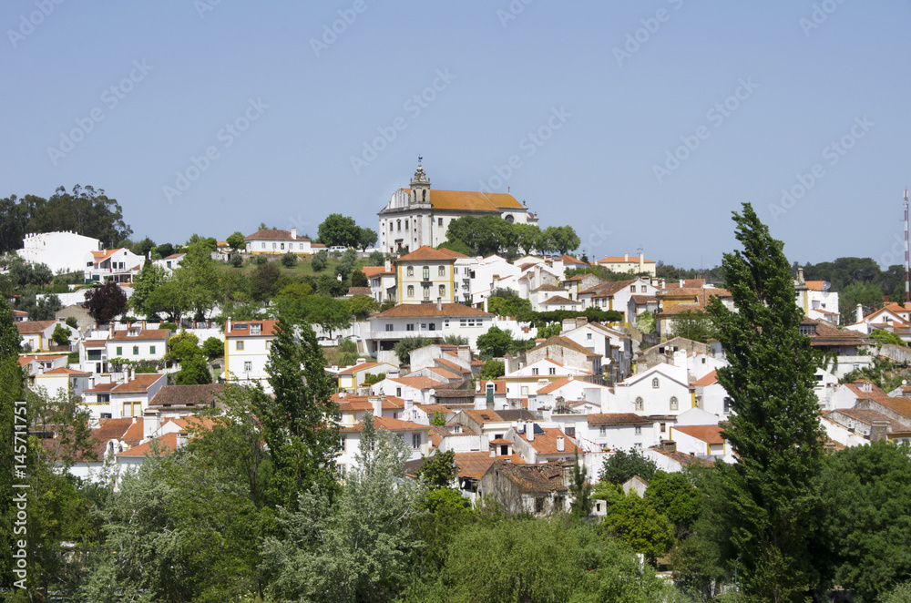 Landscape of Constancia old village, Santarem, Portugal