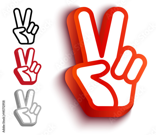 Hand and two fingers
