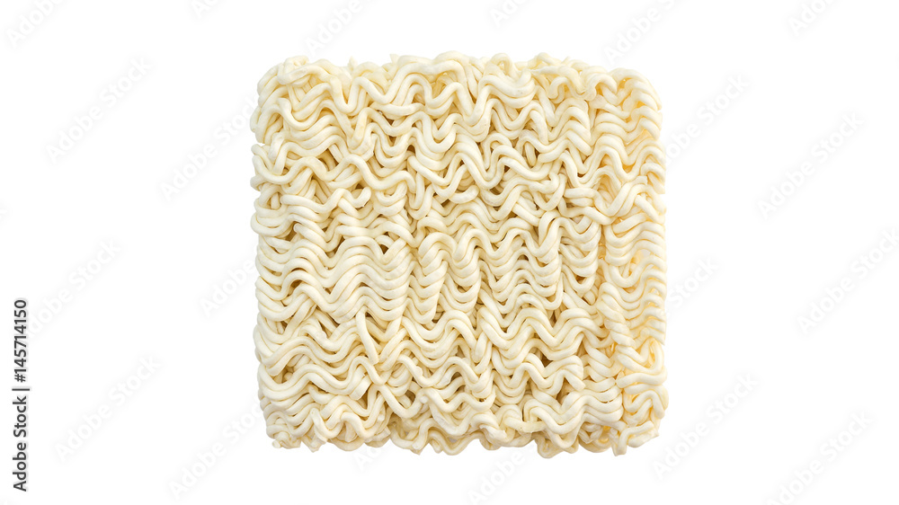 Instant noodles on a white background. Instant noodles on a white background.