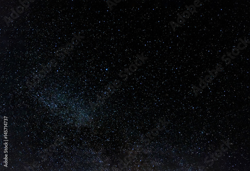 Night sky full of stars  southern hemisphere view