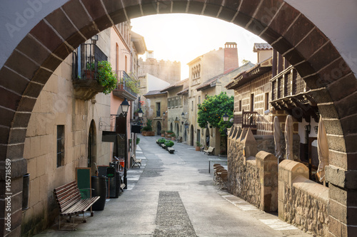 Street in the Spanish town, Spain