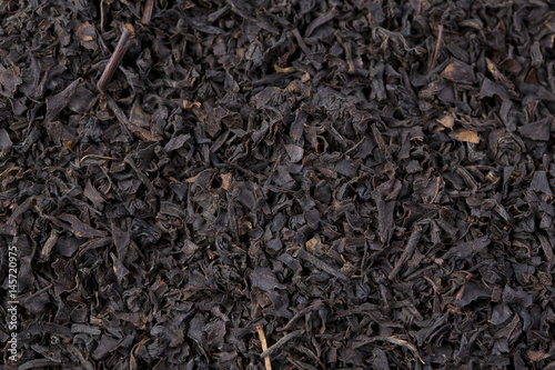 Black tea seed background.