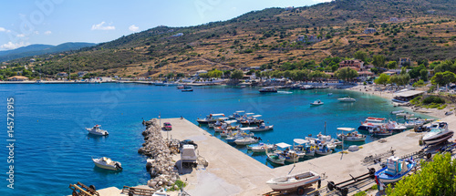 Port of Agios Nikolaos, Zakynthos, Greece photo
