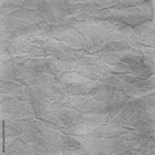Gray crumpled paper for background