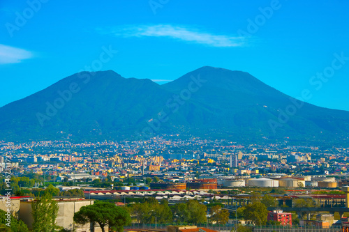 Close-up of Vesuvius mounta...