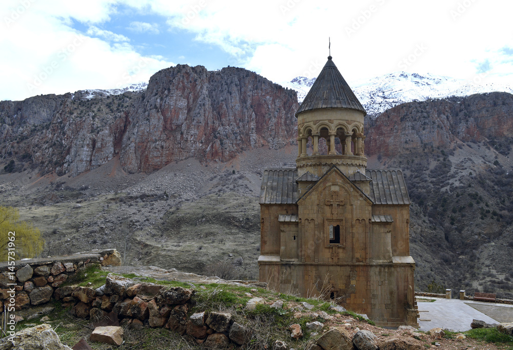 Monastery of Noravank in the mountains of Armenia.