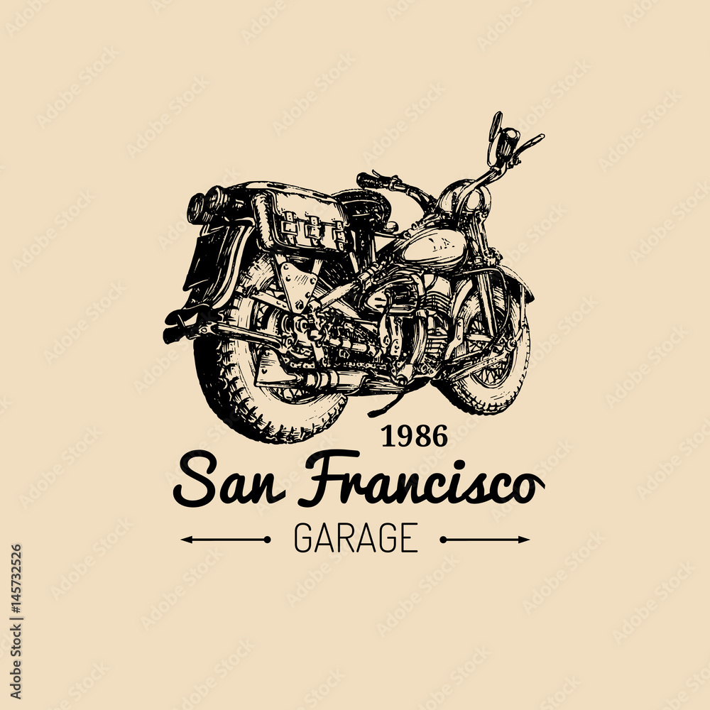 Motorcycle Garage Vector Art, Icons, and Graphics for Free Download