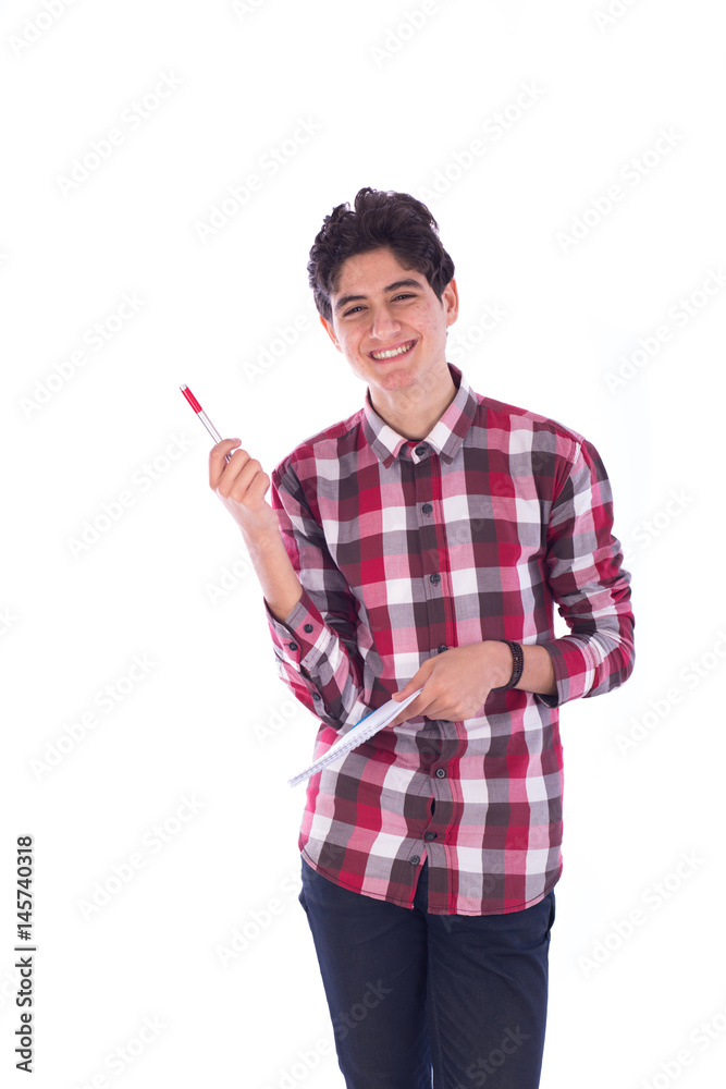 Young student smiling Young student smiling