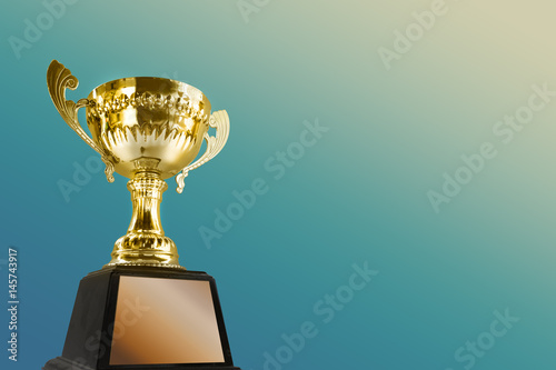 trophy for champion..