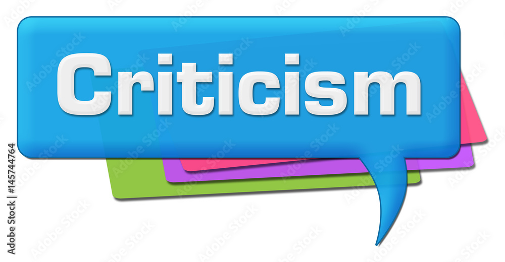 Criticism Blue Colorful Comment Symbol Criticism Blue Colorful Comment Symbol